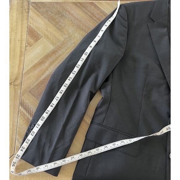 Hugo Boss Blazer The James 4 Guabello Super 120 Men's 40R Virgin Wool Sport Coat - Picture 12 of 13